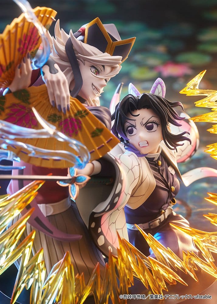 Demon Slayer: Kimetsu no Yaiba PVC Figures 2-Pack Shinobu Kocho & Doma 18 cm