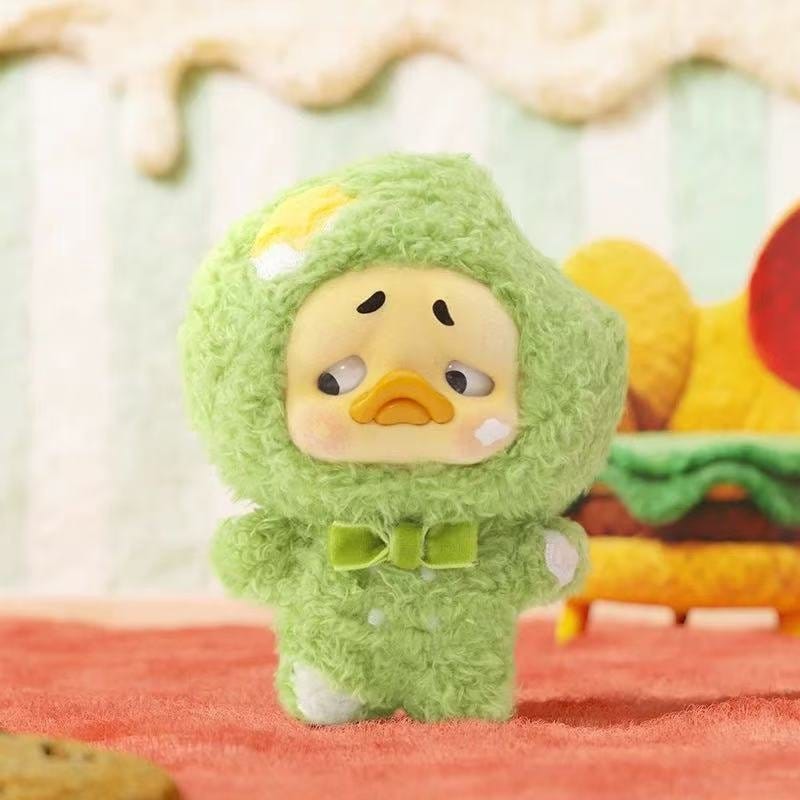 Mini Upset Duck Plush Keychain Wish List Duck 12 cm Blind Box Display (6)