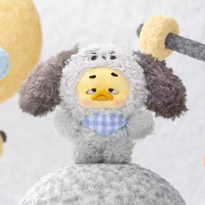 Mini Upset Duck Plush Keychain Wish List Duck 12 cm Blind Box Display (6)