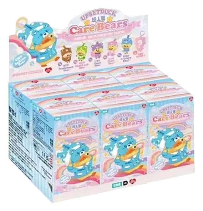 Upset Duck: Rainbow Care Bears Blind Box Keychain 16 cm Display (6)