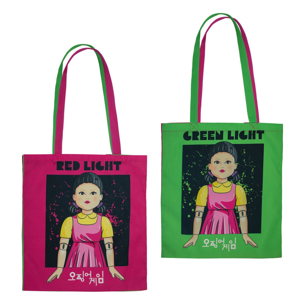 Squid Game Tote Bag Red light, green light