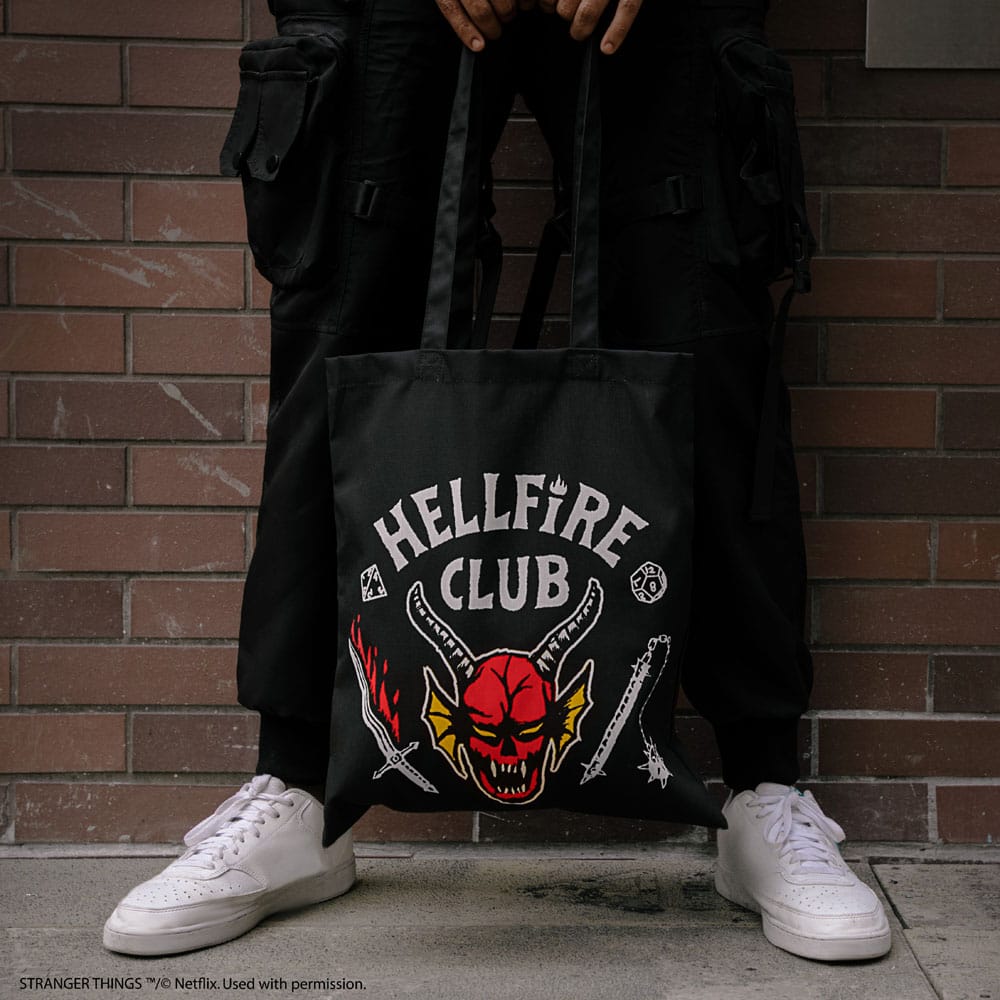 Fremde Dinge Einkaufstasche Hellfire Club