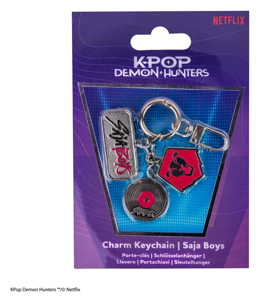 KPop Demon Hunters Charm Keychain Boys Only