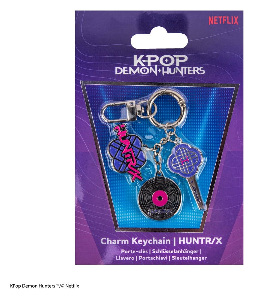 KPop Demon Hunters Charm Keychain HUNTR/X