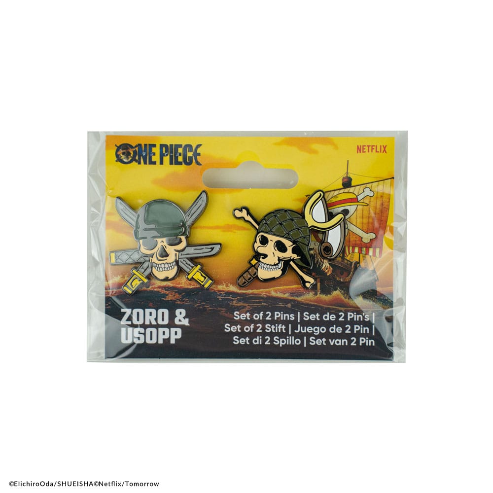 One Piece Pins 2er-Pack Zoro &amp; Lysop