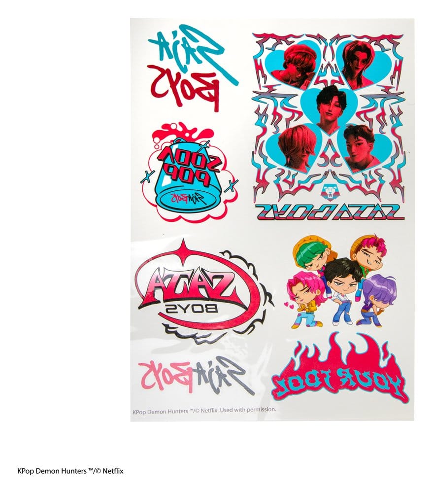 KPop Demon Hunters Tattoo Stickers KPop Demon Hunters