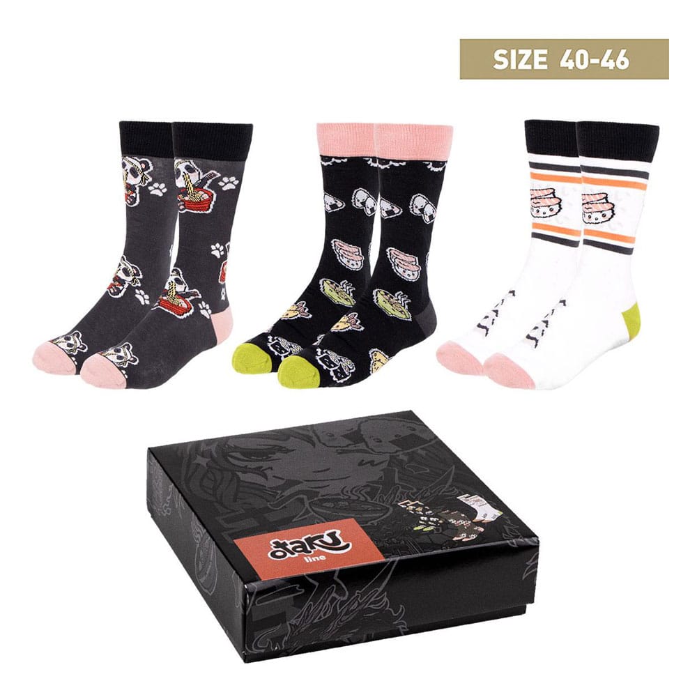 Socken 3er-Pack Otaku 40-46