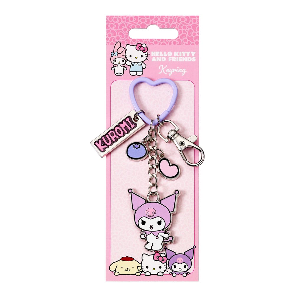 Hello Kitty Key Chain with Kuromi Charms 15 cm