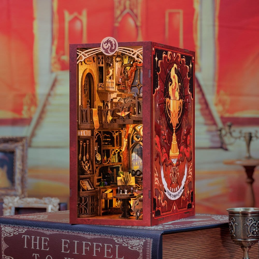 Book Nook Flame Common Room 23 x 11 cm
