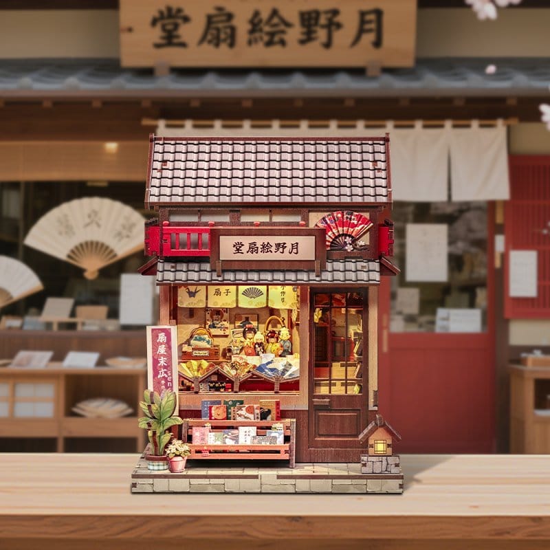 Miniature House Model Kit Tsukino Eogi-dou 19 x 14 cm