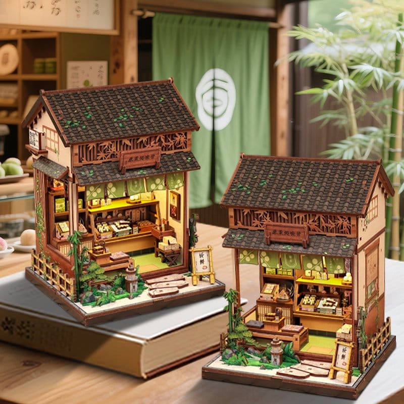Miniature House Model Kit Kanmi-dokoro Kurihara 19 x 15 cm