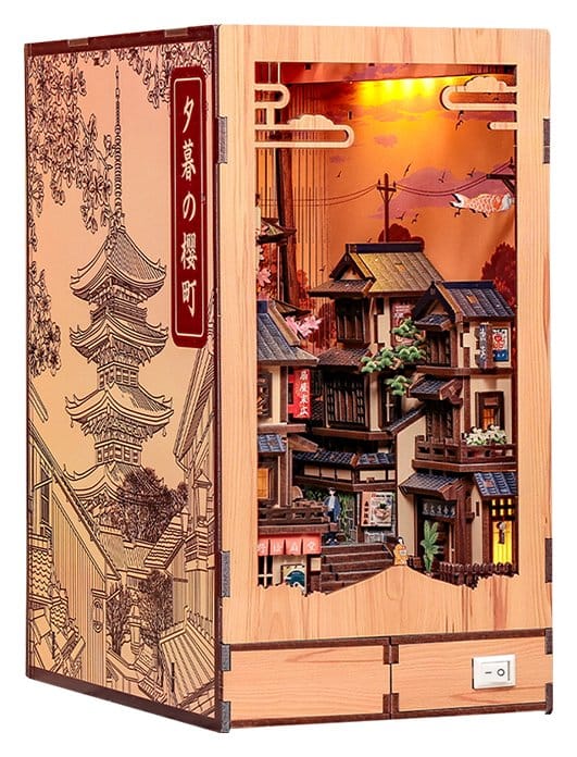 Book Nook Twilight Sakura Path 23 x 12 cm