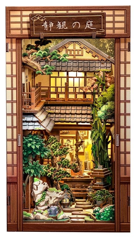 Book Nook Serene Courtyard 22 x 12 cm