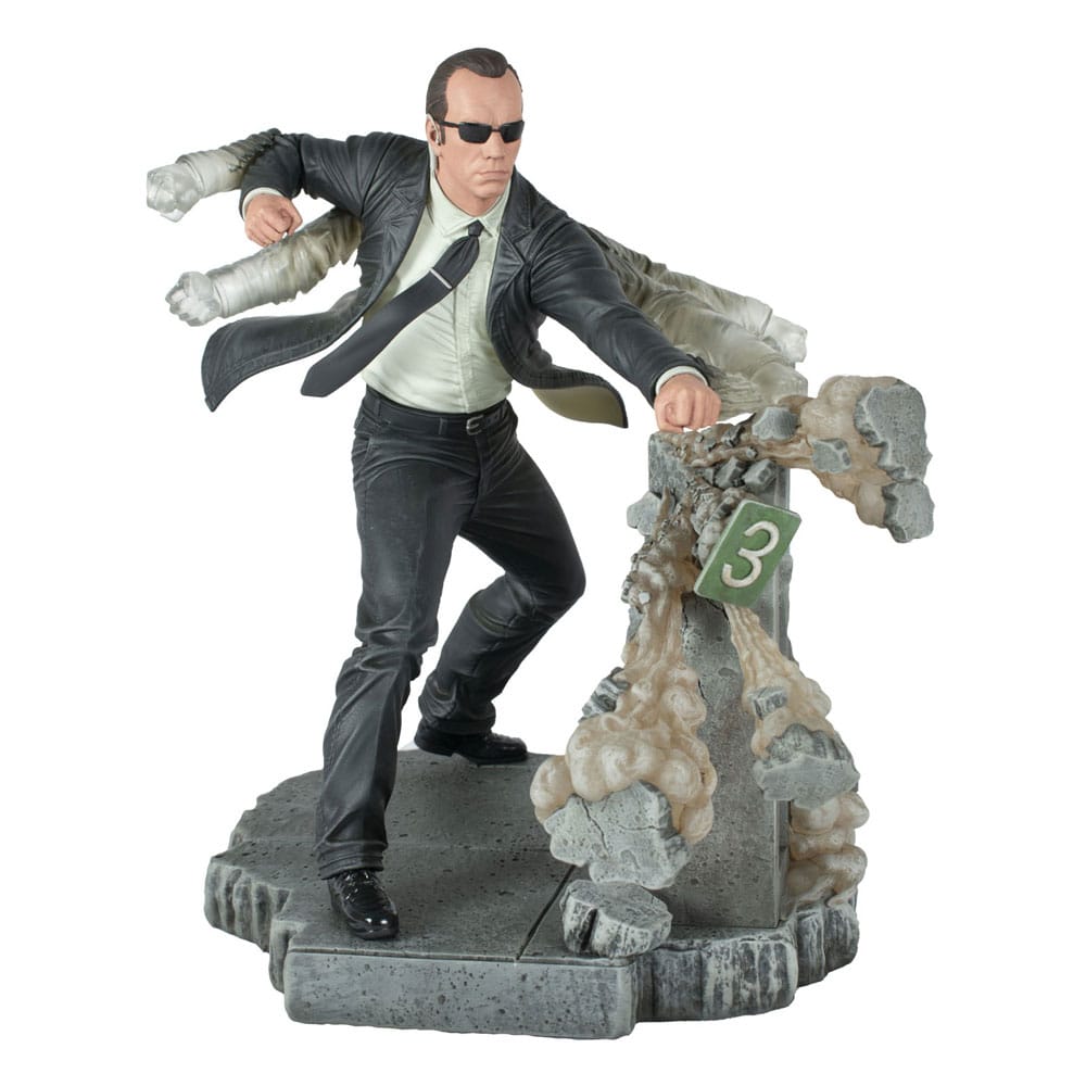 The Matrix Gallery PVC Statue Agent Smith 25 cm - Damaged packaging