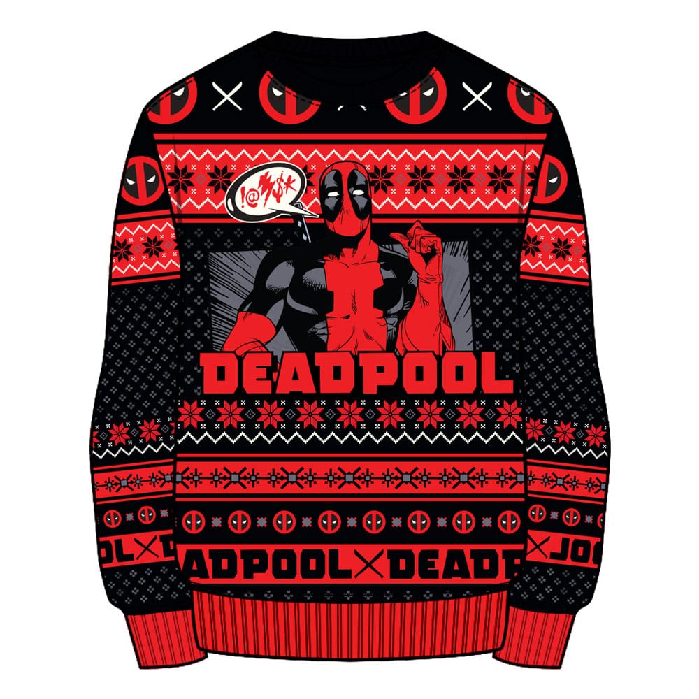 Deadpool Sweatshirt Jumper Show Off Size L