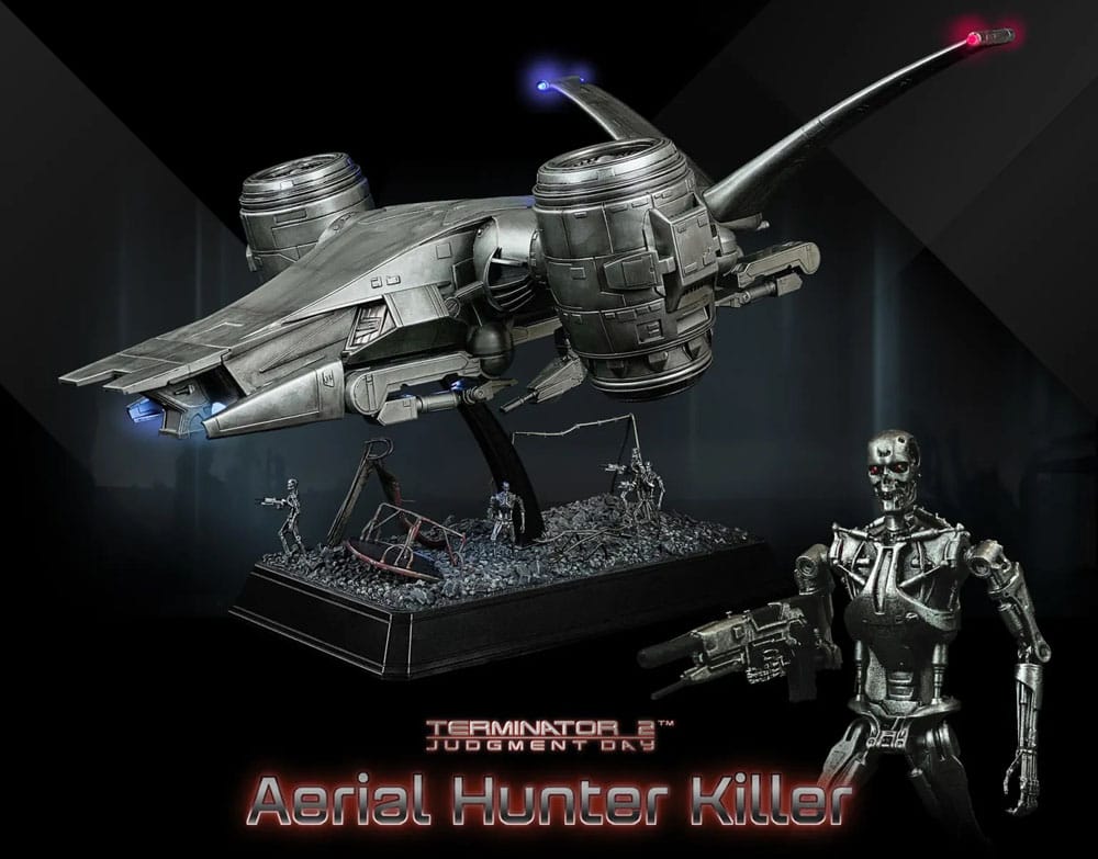 Terminator 2 Judgement Day Replica Aerial Hunter Killer 30th Anniversary Edition 60 cm