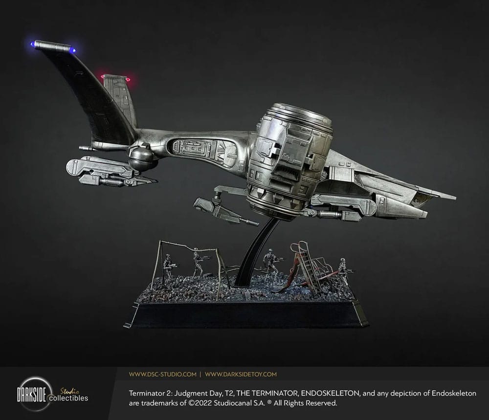 Terminator 2 Judgement Day Replica Aerial Hunter Killer 30th Anniversary Edition 60 cm
