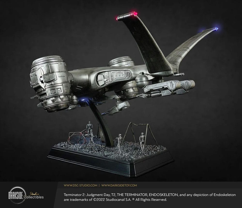 Terminator 2 Judgement Day Replica Aerial Hunter Killer 30th Anniversary Edition 60 cm