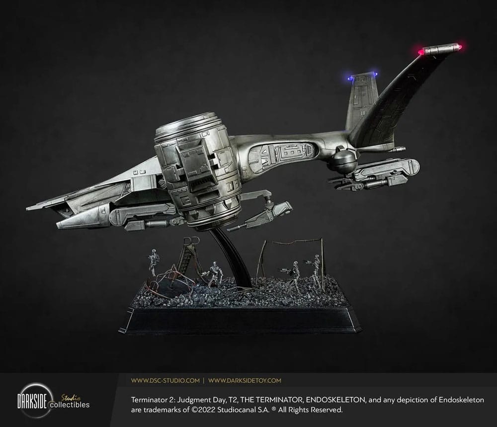 Terminator 2 Judgement Day Replica Aerial Hunter Killer 30th Anniversary Edition 60 cm