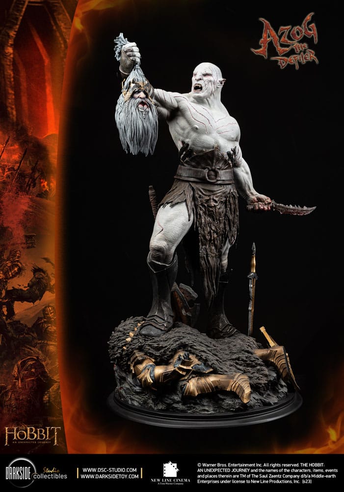 The Hobbit MS Series Statue 1/3 Azog The Defiler John Howe Signature Edition 90 cm