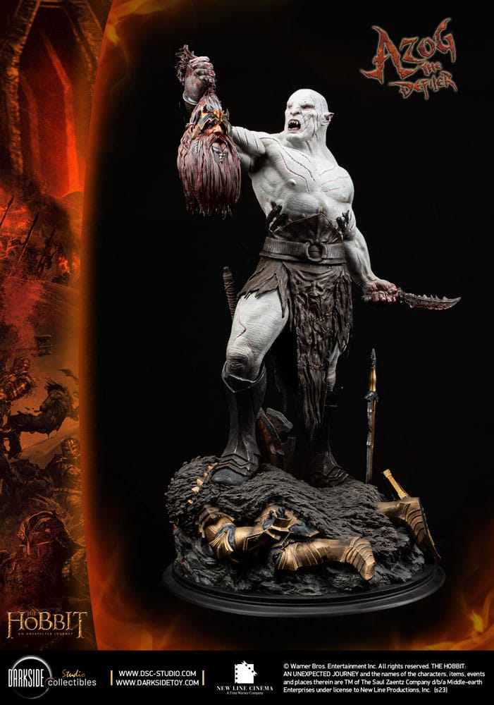 The Hobbit MS Series Statue 1/3 Azog The Defiler John Howe Signature Edition 90 cm