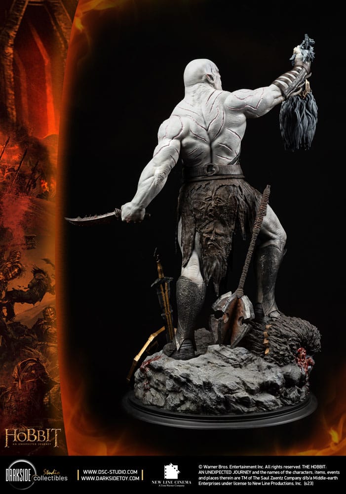 The Hobbit MS Series Statue 1/3 Azog The Defiler John Howe Signature Edition 90 cm
