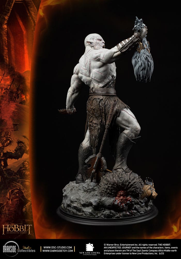 The Hobbit MS Series Statue 1/3 Azog The Defiler John Howe Signature Edition 90 cm