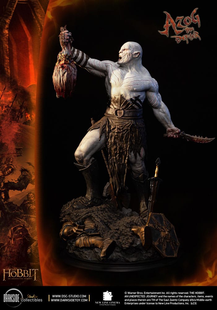 The Hobbit MS Series Statue 1/3 Azog The Defiler John Howe Signature Edition 90 cm