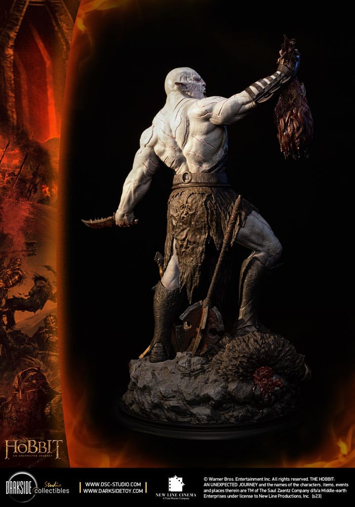 The Hobbit MS Series Statue 1/3 Azog The Defiler John Howe Signature Edition 90 cm