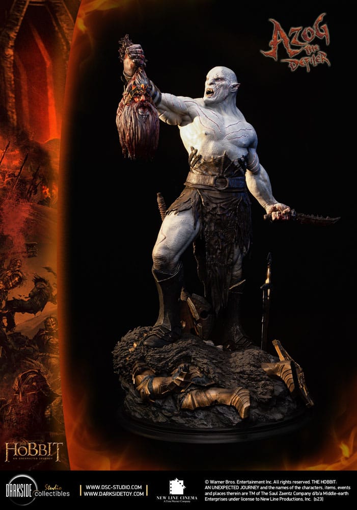The Hobbit MS Series Statue 1/3 Azog The Defiler John Howe Signature Edition 90 cm
