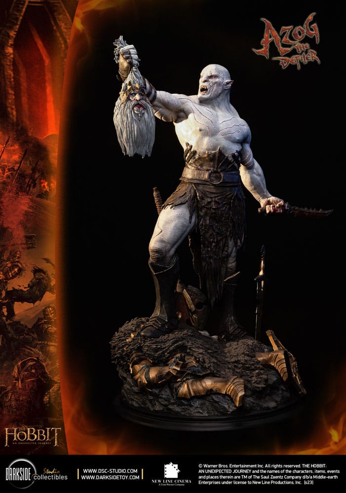 The Hobbit MS Series Statue 1/3 Azog The Defiler John Howe Signature Edition 90 cm