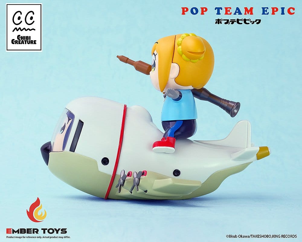 Pop Team Epic Chibi Creature Vinyl Figures 2-Pack POPUKO & PIPIMI: Skeleton Competition Ver.