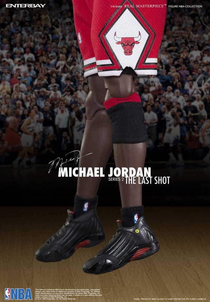 NBA Collection Real Masterpiece Action Figure 1/6 Michael Jordan Series 2 (Road Jersey Edition) 33 cm