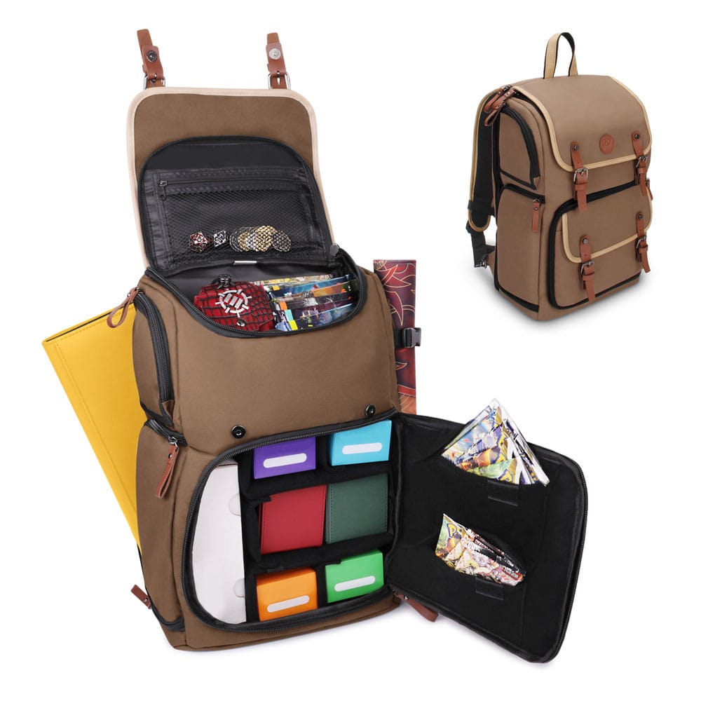 Enhance TCG Series Trading Card Backpack Designer Edition Tan