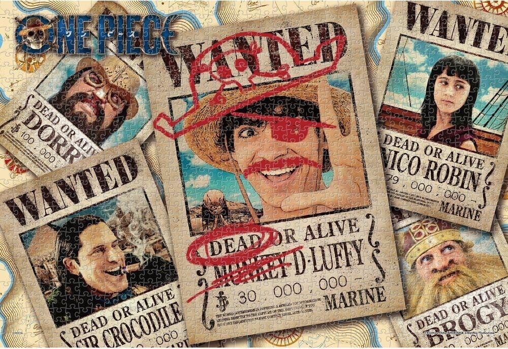 One Piece 1000-piece puzzle Wanted