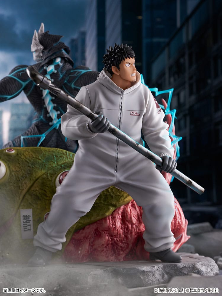 Kaiju No.8 SHIBUYA SCRAMBLE FIGURE PVC Statue 1/7 Kaiju No.8 & Kafka Hibino 29 cm
