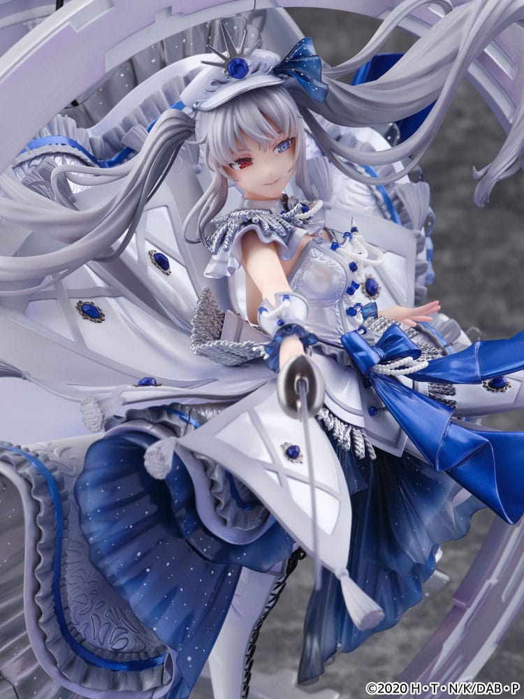 Date A Bullet SHIBUYA SCRAMBLE FIGURE PVC Statue 1/7 The White Queen – Royal Blue Sapphire Dress Ver. 33 cm
