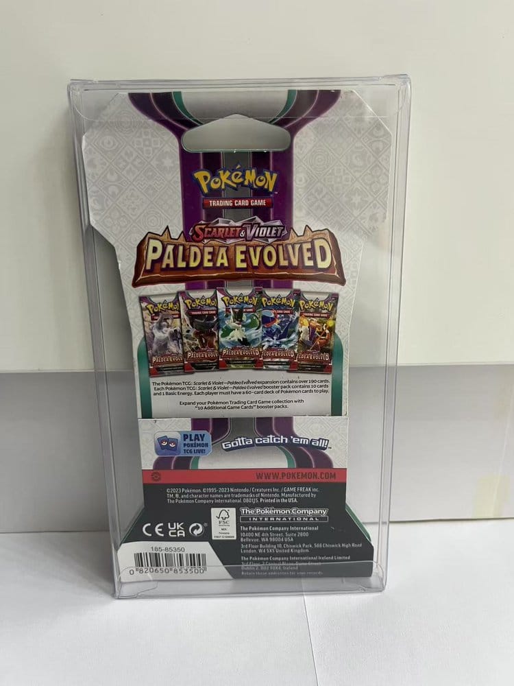 Evoretro PET Protectors for Pokémon TCG Booster Pack 0 mm (10-Pack)