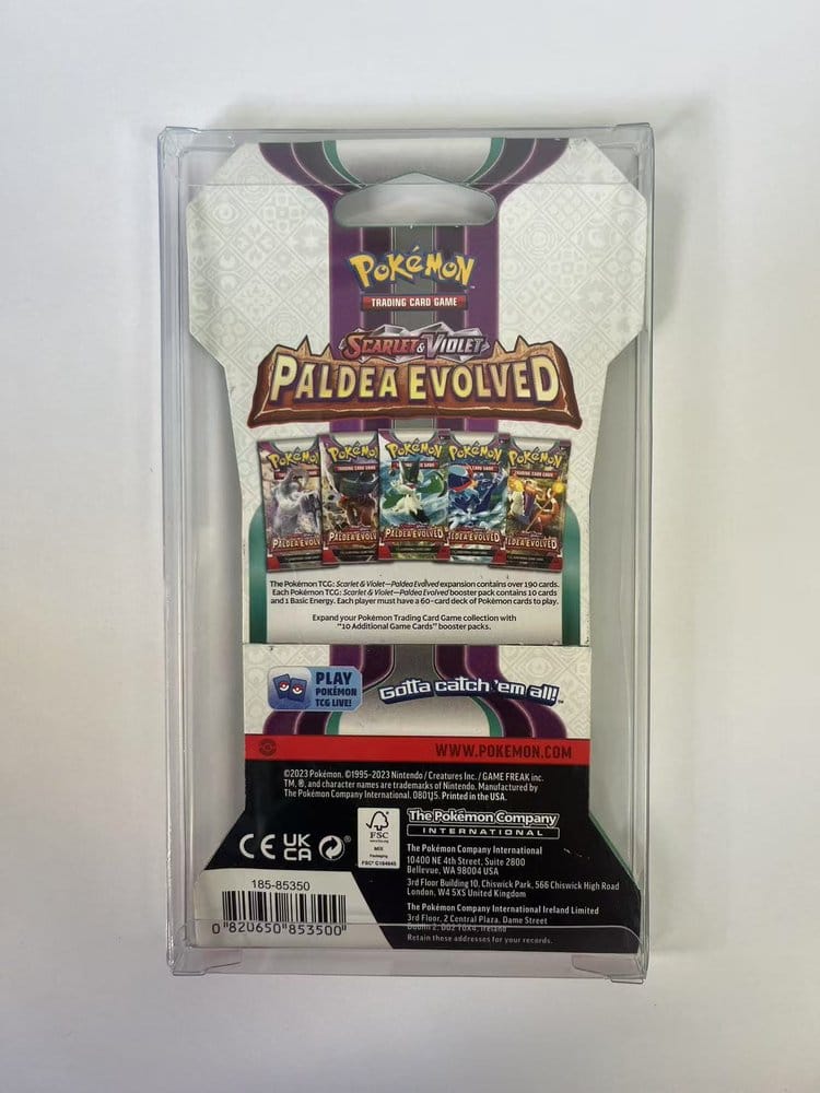 Evoretro PET Protectors for Pokémon TCG Booster Pack 0 mm (10-Pack)