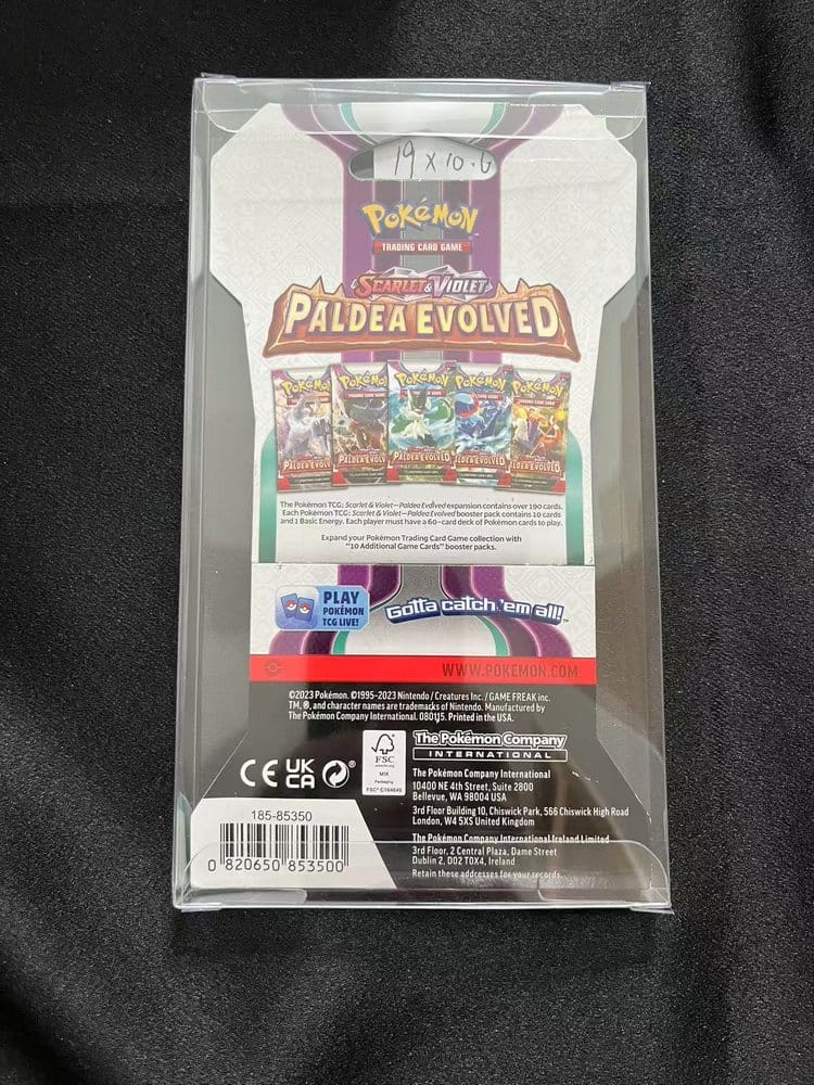 Evoretro PET Protectors for Pokémon TCG Booster Pack 0 mm (10-Pack)