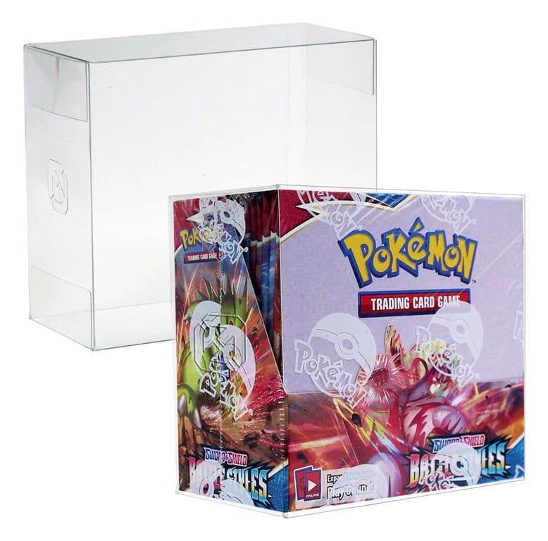 Evoretro PET Display Case Protector for Pokémon Booster Box (1-Pack)