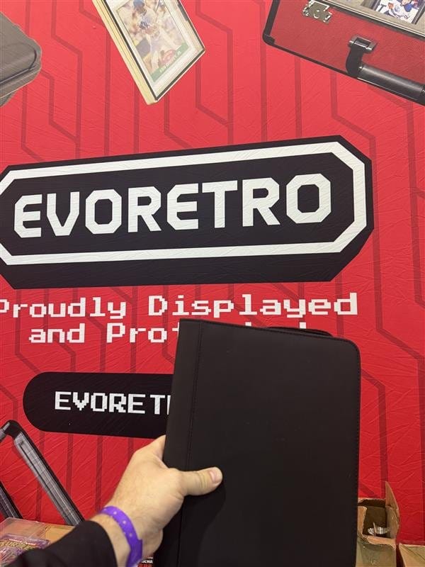 Evoretro Topload Cards Binder 2x2 160 Cards Black 24.4 x 19.1 cm