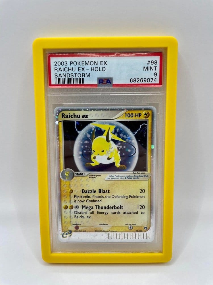 Evoretro Bumper Protector for PSA Slabs Yellow