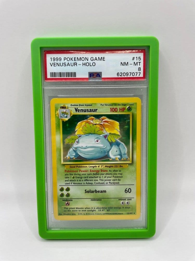 Evoretro Bumper Protector for PSA Slabs Green