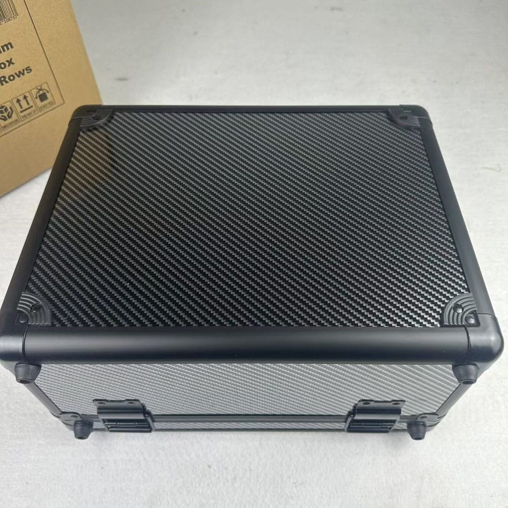 Evoretro Trading Card Suitcase Silver/Gray Small