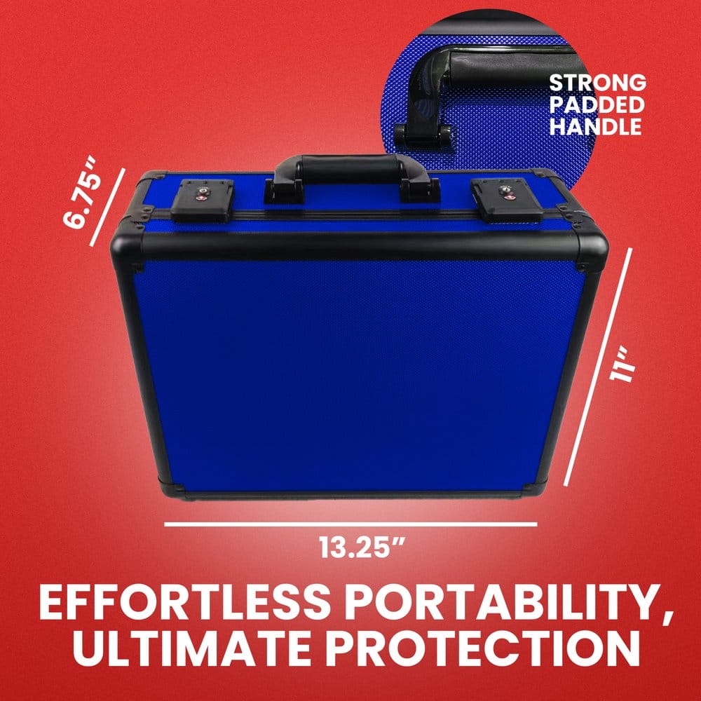 Evoretro Trading Card Storage Box for 90 Cards X Blue