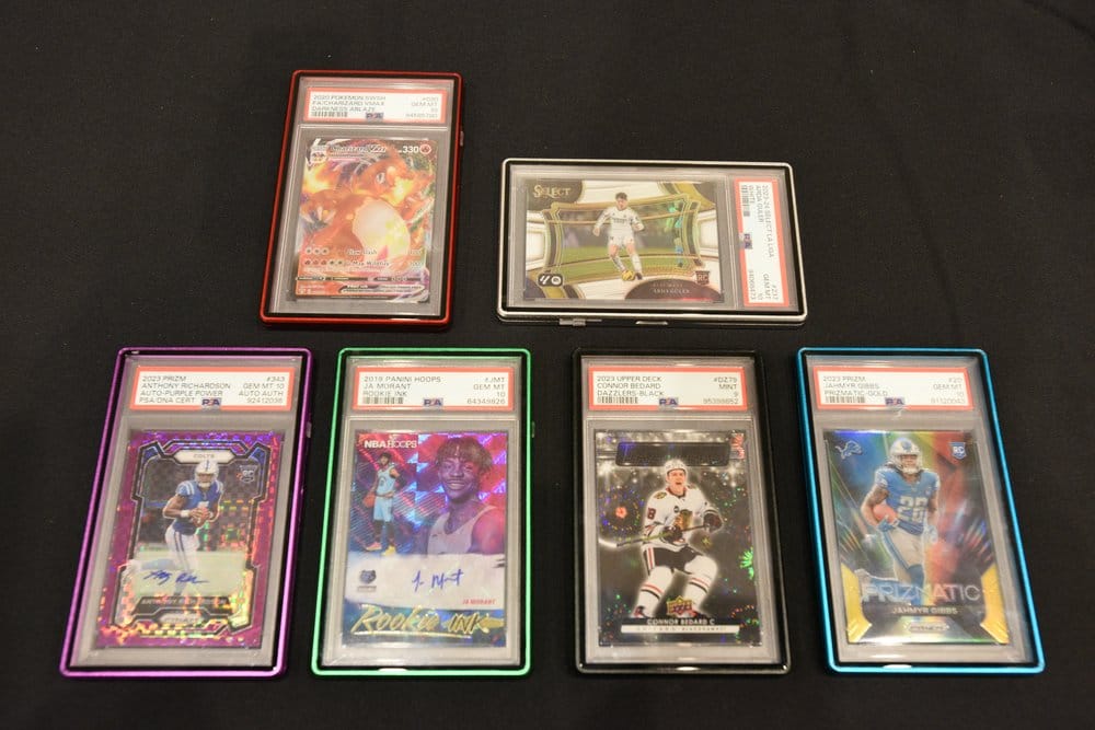 Slab Case Protectors for PSA Graded Cards Yellow