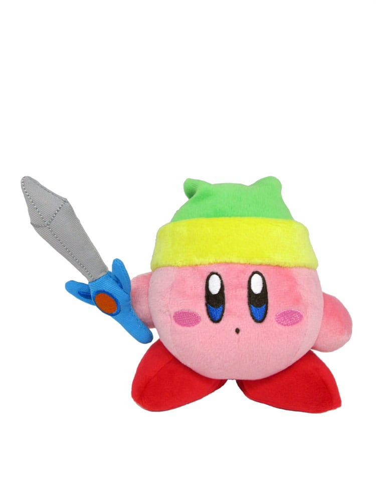 Kirby Plüschfigur Kirby mit Schwert 12 cm