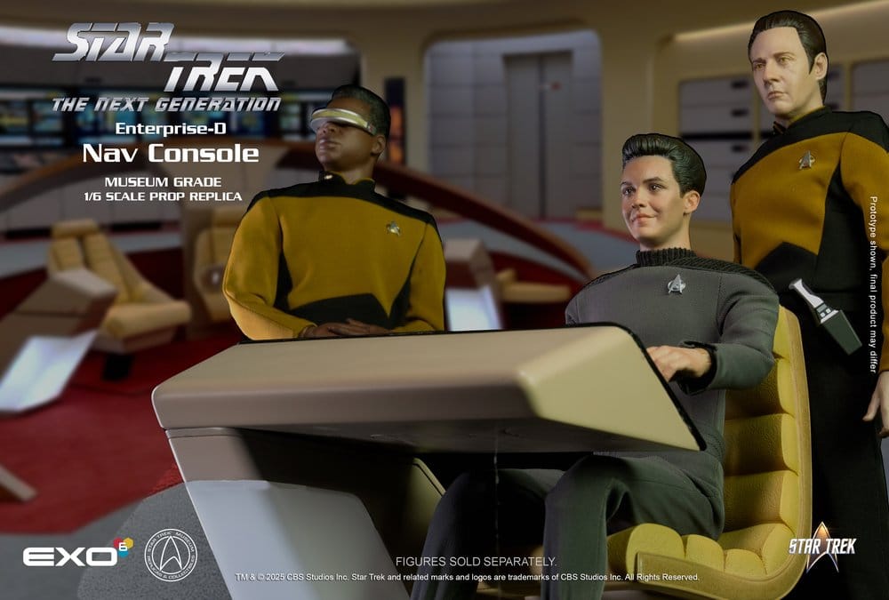 Star Trek: The Next Generation Replica 1/6 Enterprise-D Bridge CONN Console