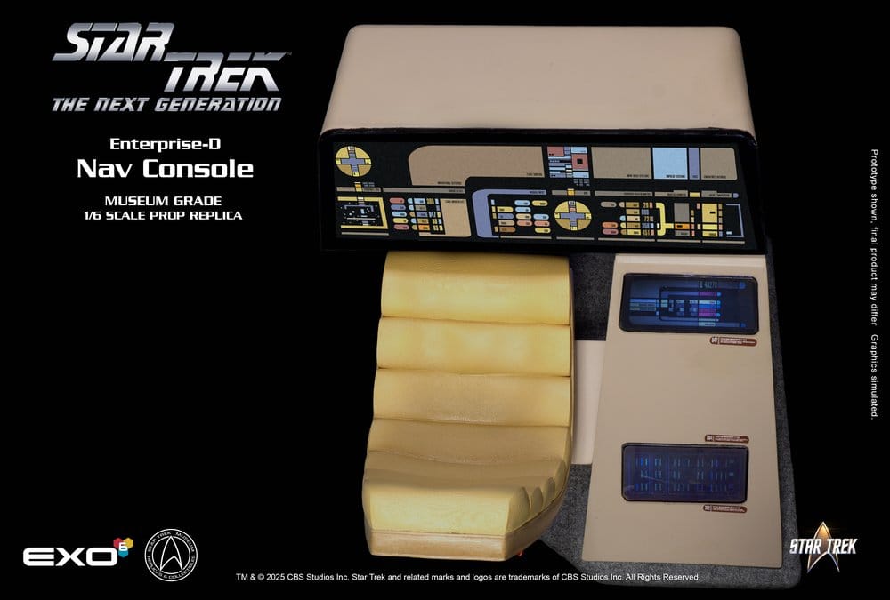Star Trek: The Next Generation Replica 1/6 Enterprise-D Bridge CONN Console